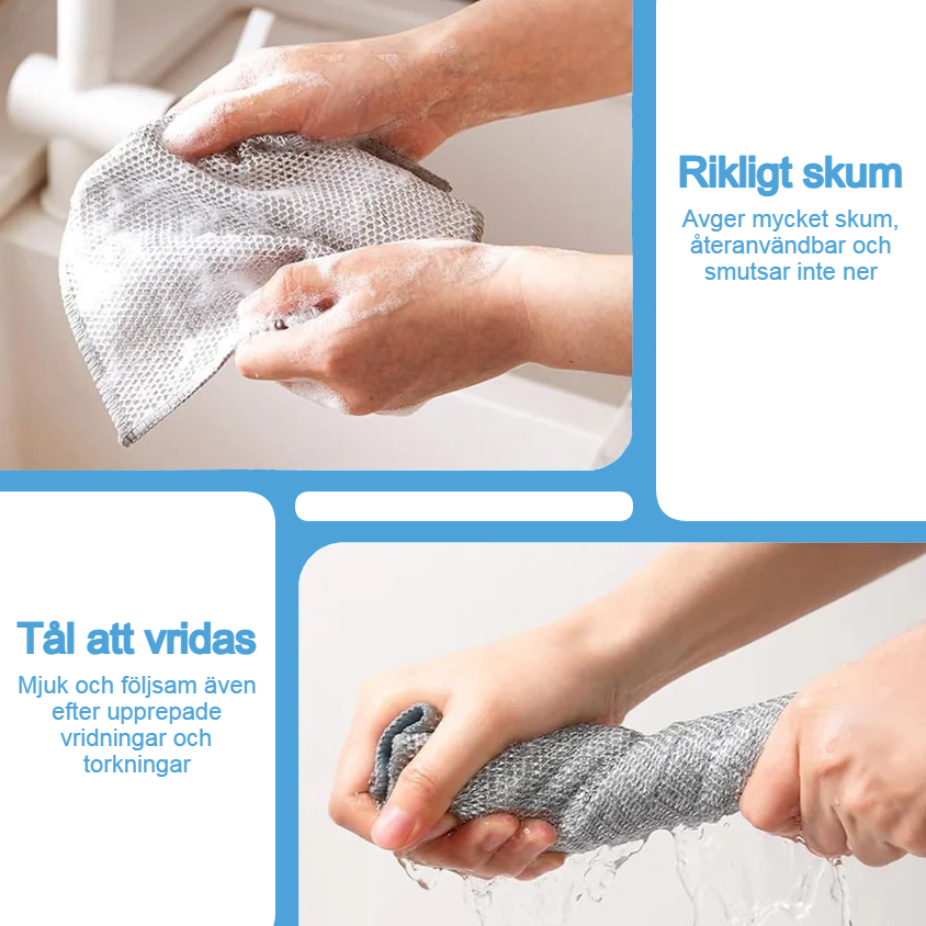 NordicRefine Stålrengöringsduk 5-Pack